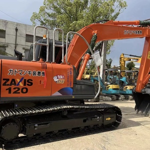 Excavatrice sur chenilles Hitachi ZX120 d'occasion, 12 tonnes, excavatrice japonaise d'origine en excellent état de marche, vendue à bas prix - Product Image 1