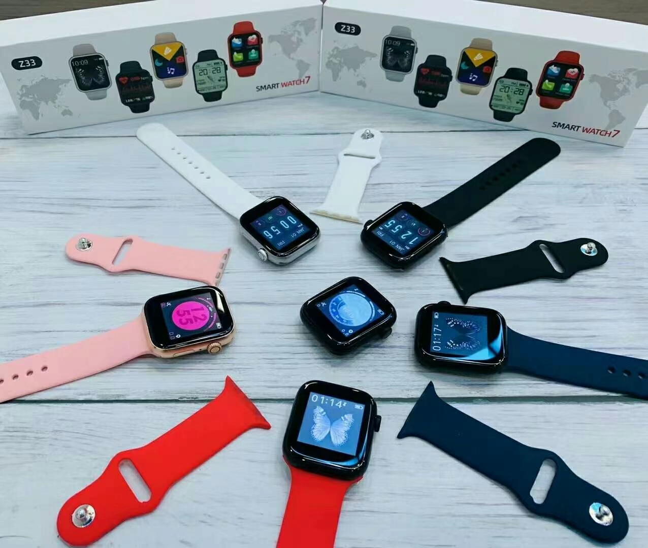 Новейшие Смарт-часы Z33, новейшие часы pk Z15 Z18 Z17 Z20 Z33, Смарт-часы, последние звонки BT, iwo 14 Серия 6