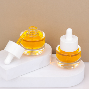 New Chai Tròn Dễ Thương 20Ml 30Ml Thủy Tinh Huyết Thanh Chai Dày Dưới Sương Thủy Tinh Chăm Sóc Da Chai Nhỏ Giọt Với Sang Trọng Đóng Cửa - Product Image 3