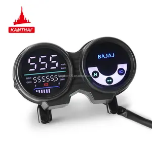 KAMTHAI Universal Motorrad Digital Motorrad Boxer Digital Tachometer Für Bajaj Digital Tachometer für Motorrad