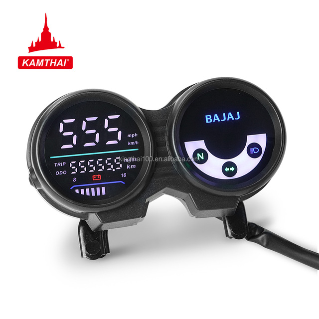 KAMTHAI Universal Motorcycle Digital Motorcycle Boxer Digital Speedometer for Bajaj Digital Speedometer for Motorcycle