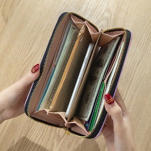 LongQiYing Women's Wallet Large Capacity Multi Card Slot <b>Clutch</b> With Strap For Everyday Use - Product Image 2