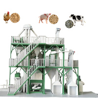 Prix d'usine Nouvelle ligne d'alimentation pour volailles XINKELI, équipement complet de traitement des aliments pour animaux, haute efficacité, faible coût, 1-5 tonnes/h