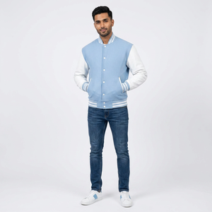 Fabrication de vestes universitaires en laine patchwork pour unisexe, couleur personnalisée, prix bas, veste universitaire pour homme - Product Image 1