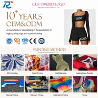 Ensemble de yoga côtelé pour femme avec fermeture éclair intégrale, leggings évasés à manches longues, tenue de fitness à col montant, vêtements de sport deux pièces