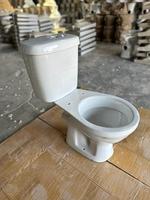 WC moderne à double chasse en céramique italienne de haute qualité, deux pièces, à poser au sol, avec fonction de lavage des fesses, fabriqué en Inde
