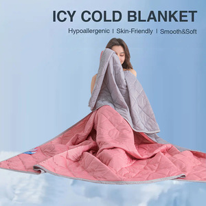 Pour <span class=keywords><strong>Amazon</strong></span> Cool Feeling couverture d'été lavable en Machine glace soie climatisation couverture Cool confortable pour couverture d'été - Product Image 4