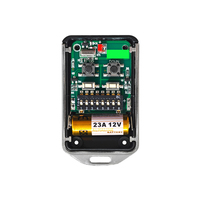 Télécommande RF EV1527 en boîtier métallique, interrupteur DIP 2260, 433,92 MHz, code d'apprentissage roulant, étanche, contrôle tactile LED, portail automatique 100 m