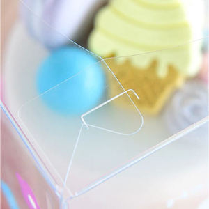 Hộp đựng bánh bằng nhựa PET trong suốt cao cấp hình chữ nhật, đạt chuẩn thực phẩm, dùng cho tiệm bánh, bánh ngọt, đồ nướng, có khả năng ép nổi - Product Image 6