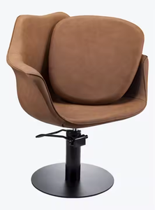 Parrucchieri di lusso mobili marrone scuro salone di stile sedia e controlavaggio vecchio stile barbiere sedia per parrucchiere - Product Image 2