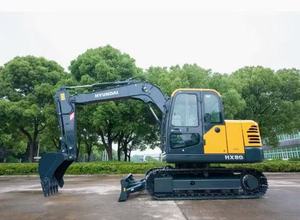 Excavadora de orugas multifunción original usada de Corea Hyundai HX80 de alta eficiencia Hyundai en buenas condiciones a la venta - Product Image 3