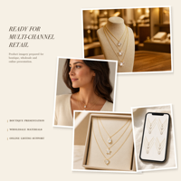 Collar con Colgante de Estrella y Corazón de Zirconia de Tres Capas, Juego de Collares en Capas para Mujer, Joyería de Moda