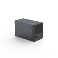 Caja de Disco Duro RAID SUBOSEN SN-DAS04 de 1/2/4/5 Bahías para Discos Duros SATA de 3.5 Pulgadas, Carcasa de Aluminio con Disipación de Calor, Alimentación Integrada