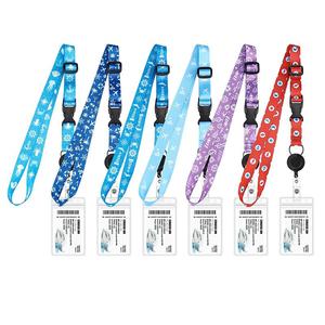 Polyester Lanyard Sleutelhanger, Ronde Nylon Lanyard Met Logo Op Maat, Aangepaste Lanyard Id Badge Houder - Product Image 1