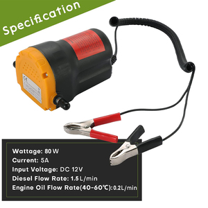Pompe d'extraction d'huile 12V changeant le <span class=keywords><strong>kit</strong></span> de pompe de transfert d'huile d'<span class=keywords><strong>aspiration</strong></span> de carburant pour le transfert d'huile diesel - Product Image 6