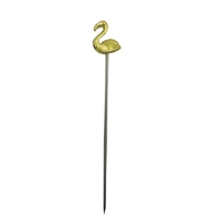 Brochettes de Cocktail Flamingo Design créatif direct d'usine pour Bars Restaurants Aiguilles cueilleurs de fruits Occasions de mariage à domicile