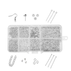 Jewelry Making Kit Bronze Gold Plated <b>Mixed</b> Shapes For Earring Making <b>Box</b> Pack KT0022 - Product Image 5