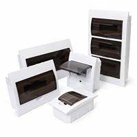 Boîte de distribution murale encastrée en plastique FATO TSM ABS IP50 pour disjoncteur miniature (MCB)