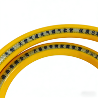 Meilleur tuyau de gaz flexible en PVC tressé à 3 couches, haute pression, durable, orange, 5/16" 3/8" GPL BBQ