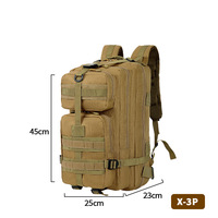 Sac à dos tactique militaire 50L imperméable camouflage avec bandoulière pour la chasse et les activités de plein air