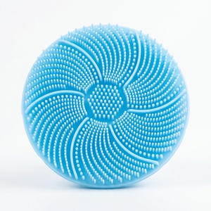 Anti Slip Handle Silicone Cleaning <b>Brush</b> Soft Flexible <b>Bristles</b> Multi Use Facial Cleansing & Bathroom Gap Scrub <b>Brush</b> - Product Image 1
