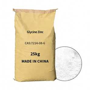 Fabricant chinois ODM/OEM Glycine <span class=keywords><strong>Zinc</strong></span> de qualité alimentaire CAS 7214-08-6 25 kg pour additif alimentaire et supplément de <span class=keywords><strong>zinc</strong></span> - Product Image 3
