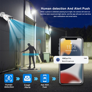 HD 4K 8MP 8CH PoE NVR 키트 양방향 오디오 풀 컬러 IP66 8pcs 야외 홈 Cctv IP 카메라 감시 보안 카메라 시스템 - Product Image 5