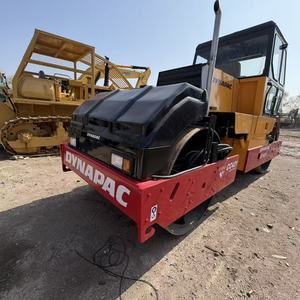 Rodillo compactador Dynapac CC421 original de segunda mano, maquinaria de construcción Dynapac usada con precio bajo en venta. - Product Image 2