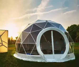Hotel House Outdoor Camping Star Bubble Pvc Igloo Big Luxury Camping Outdoor Clear Transparent Glamping Dome Tent