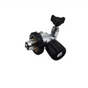 Válvula de Cilindro de Gas de Ángulo de Latón de Media Presión para Aparatos de Respiración y Extinción de Incendios, Venta Caliente de Fábrica Profesional - Product Image 2
