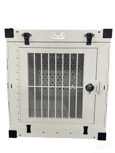 Usine directe Portable grands chiens Cage en alliage d'aluminium pliable voiture pour animaux de compagnie transportant Camping voyage <span class=keywords><strong>chien</strong></span> caisse pour <span class=keywords><strong>chien</strong></span> - Product Image 6
