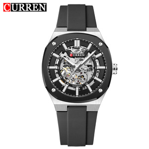 8485 CURREN Casual Chronograph Men's Watches Stainless Steel Band Business Wristwatch Quartz <b>Clock</b> With Luminous Pointers - Product Image 4
