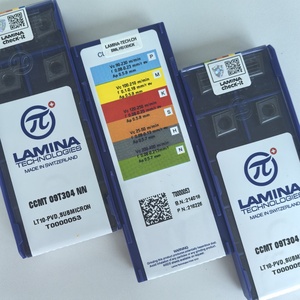 CCMT09T304NN LT10 Láminas de Carburo para Torno CNC, Insertos de Carburo de Tungsteno Personalizables, Recubrimiento PVD/CVD - Product Image 2