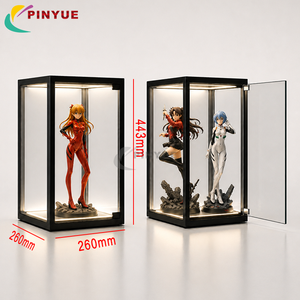 Caja de Exhibición Acrílica Comercial con Iluminación LED, Gabinete de Almacenamiento a Prueba de Polvo para Figuras de Anime y Coleccionables, Envío Gratis - Product Image 6
