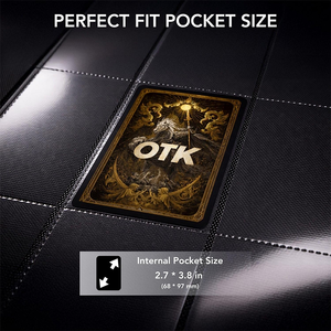 Album per Carte Collezionabili Resistente alle Alte Temperature, Raccoglitore a 9 Tasche, Copertina <span class=keywords><strong>in</strong></span> Materiale Ignifugo - Product Image 4