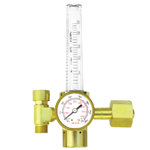 Regulador de gás de bronze do único estágio com ar do nitrogênio do hélio do argônio do CO2 do medidor de fluxômetro para o uso da indústria-Propano & acetileno - Product Image 1