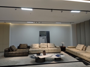Sofá <span class=keywords><strong>cama</strong></span> de cuero suave y cómodo para sala de estar, sofá modular seccional Householod de nuevo estilo - Product Image 2