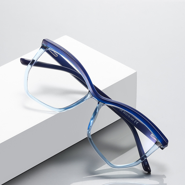 2161 New Arrival Women's Fashion Blue Light Glasses 2026 Cat Eye Luxury Brand Ladies Spring Optical Eyeglasses Frame UV400