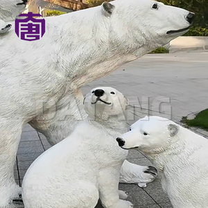 Escultura de Oso Polar Iluminada en 3D, Grande, Luz Blanca Cálida, Decoraciones Navideñas para Exteriores, Resistentes al Agua IP65, para Paisajes, Ramadán, Halloween - Product Image 5