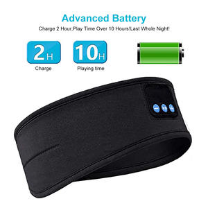 Écouteurs bluetooth de sport de plein air, bandeau d'écoute sans fil, tricoté, musique stéréo, pouces, haute qualité - Product Image 5