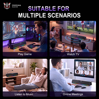 Servicio de Fábrica OEM ONIKUMA, Altavoz Portátil para Juegos de Computadora con Sonido Envolvente 7.1 Personalizado, Altavoz para TV con Bajos, Barra de Sonido