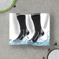 Chaussettes de sport personnalisées High-Cut Crew Chaussettes de sport respirantes et imperméables pour l'athlétisme en plein air Course Randonnée Chasse Pêche Imperméable Respirant