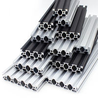 Perfil de Extrusión de Aluminio con Ranura en T, Sección de Marco con Servicios de Doblado y Corte para Ensamblaje de Máquinas Industriales