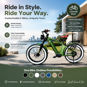 Vélo électrique à pneus larges 60V 1500W, couple de 130 Nm, 60 km/h, frein hydraulique à 4 pistons, 7 vitesses, fabricant OEM, MOQ 1 - Product Image 4