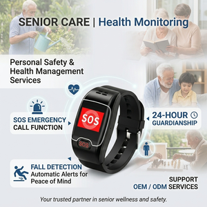 Dispositif de localisation GPS L58 avancé, double processeur, BLE5.0, montre intelligente portable, <span class=keywords><strong>SOS</strong></span> pour étudiants et personnes âgées - Product Image 1