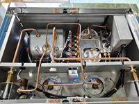Máquina de Espresso Eléctrica Semi-Automática Comercial Zilong, Carcasa de Acero Inoxidable con Acabado Espejo, Bomba Rotativa de 9 Bares, Múltiples Calderas