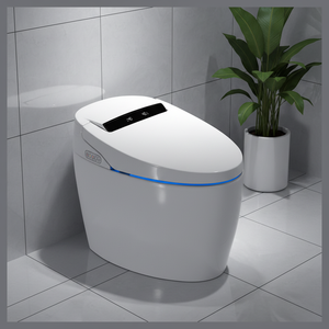 Hotel Home Bathroom Elongated White One Piece Intelligent P <strong>Trap</strong> WC <strong>Toilets</strong> Smart <strong>Toilet</strong> - Product Image 2