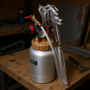 Pistolet de pulvérisation pneumatique Central Pneumatic, pulvérisateur de peinture à pression de 2 L, buse de 1,8 mm, pneumatique pour pulvérisation DIY - Product Image 2