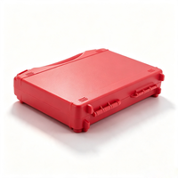 U-S001 Estuche Protector de Plástico Moldeado por Inyección de PP de 9 Pulgadas, Buen Precio de Fábrica, para Herramientas y Equipos, con Espuma Personalizada, Soporte OEM