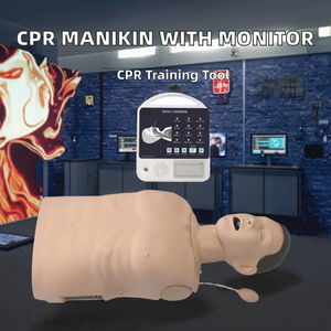 نموذج طبي ذكي لنصف الجسم البشري لتدريب إدارة مجرى الهواء للبالغين مصنوع من البي في سي - Product Image 2